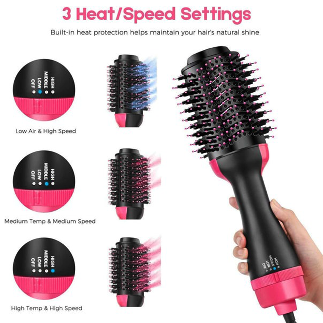 One Step Hot Air Brush 3 in 1 (Dryer + Styler)