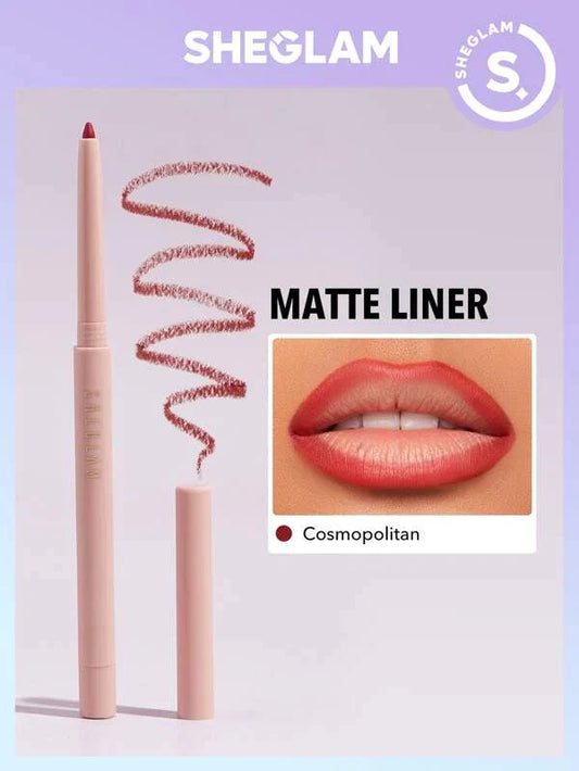 Shein - Sheglamvelvet Matte Lip Liner,Cosmopolitan