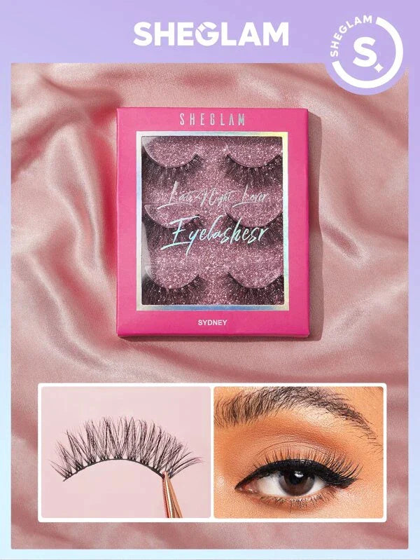 Sheglam Full Volume False Eyelashes For Late Night Lovers - Tokyo