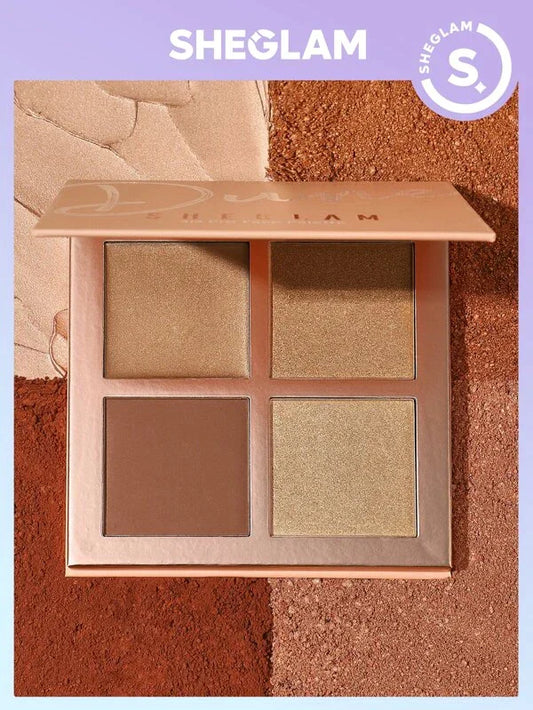 Sheglam Makeup Palette 3D Face Adjustment - Dune