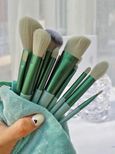 Loveliness -  Brush 13 Pcs Make Up Brushes Set Multi Color