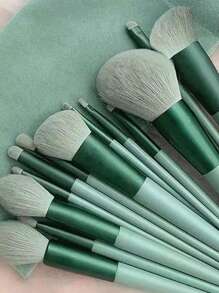 Loveliness -  Brush 13 Pcs Make Up Brushes Set Multi Color