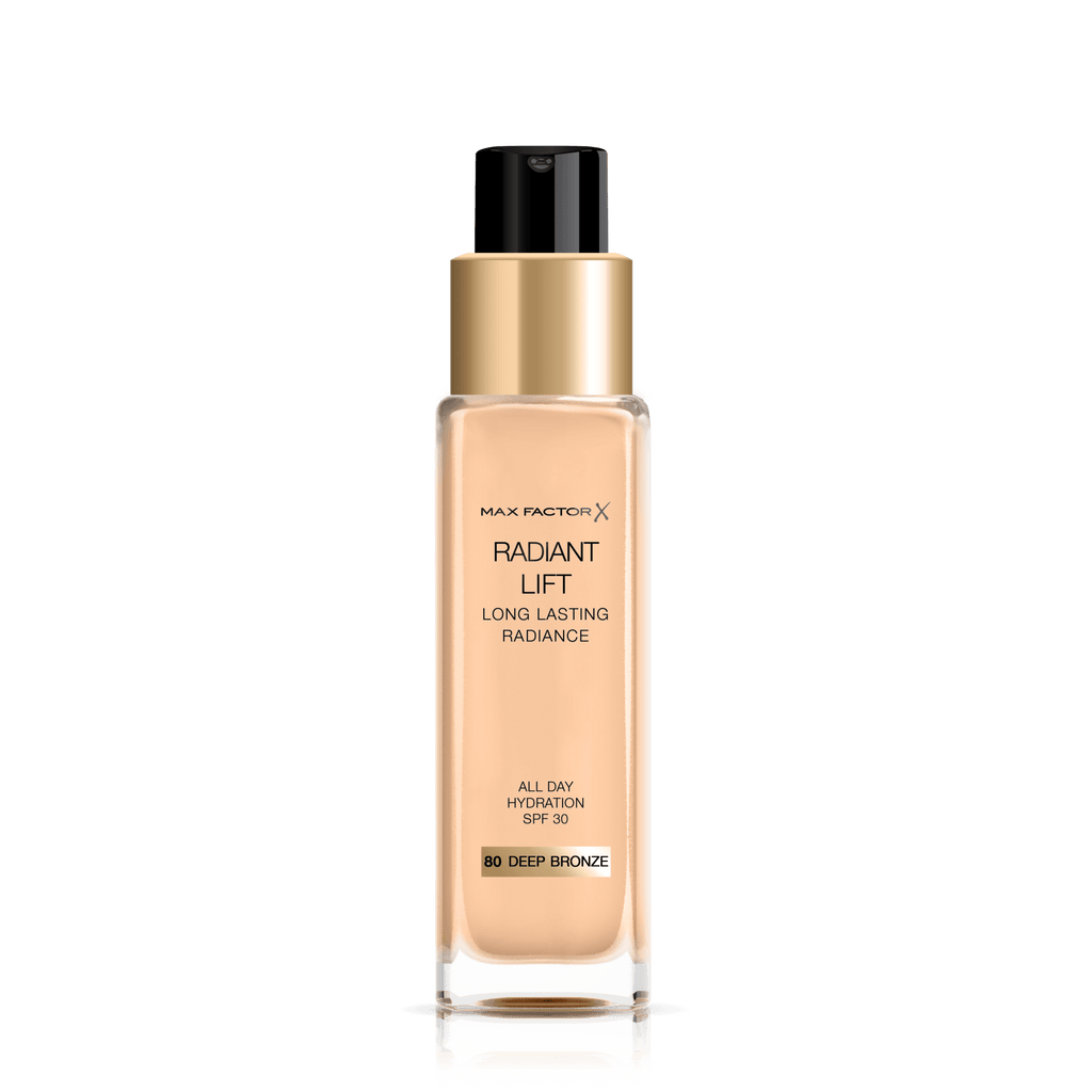 Max Factor Radiant Lift Foundation, 080 Deep Bronze, 30 ml