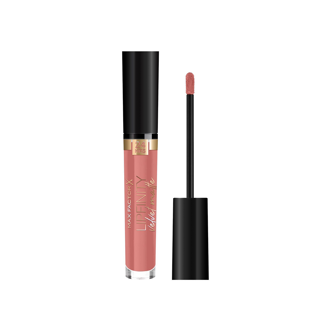 Max Factor Lipfinity Velvet Matte Liquid Lip, 065 Vanity Pink, 4 ml