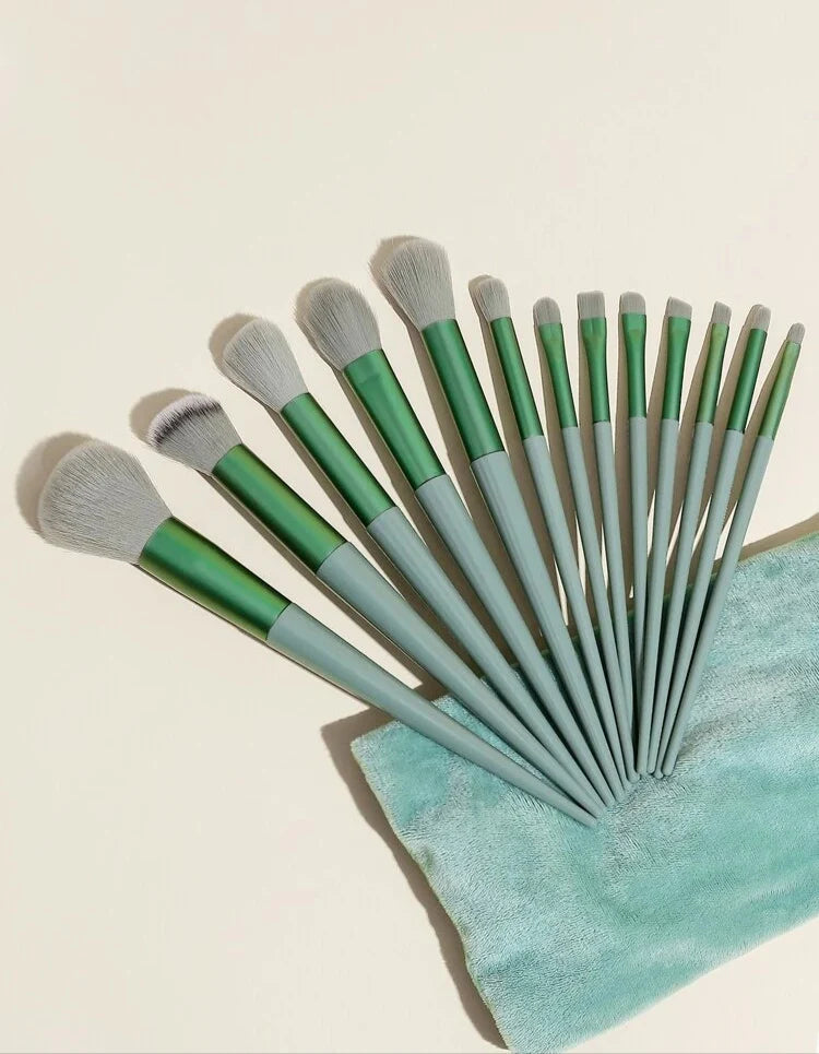 Loveliness -  Brush 13 Pcs Make Up Brushes Set Multi Color