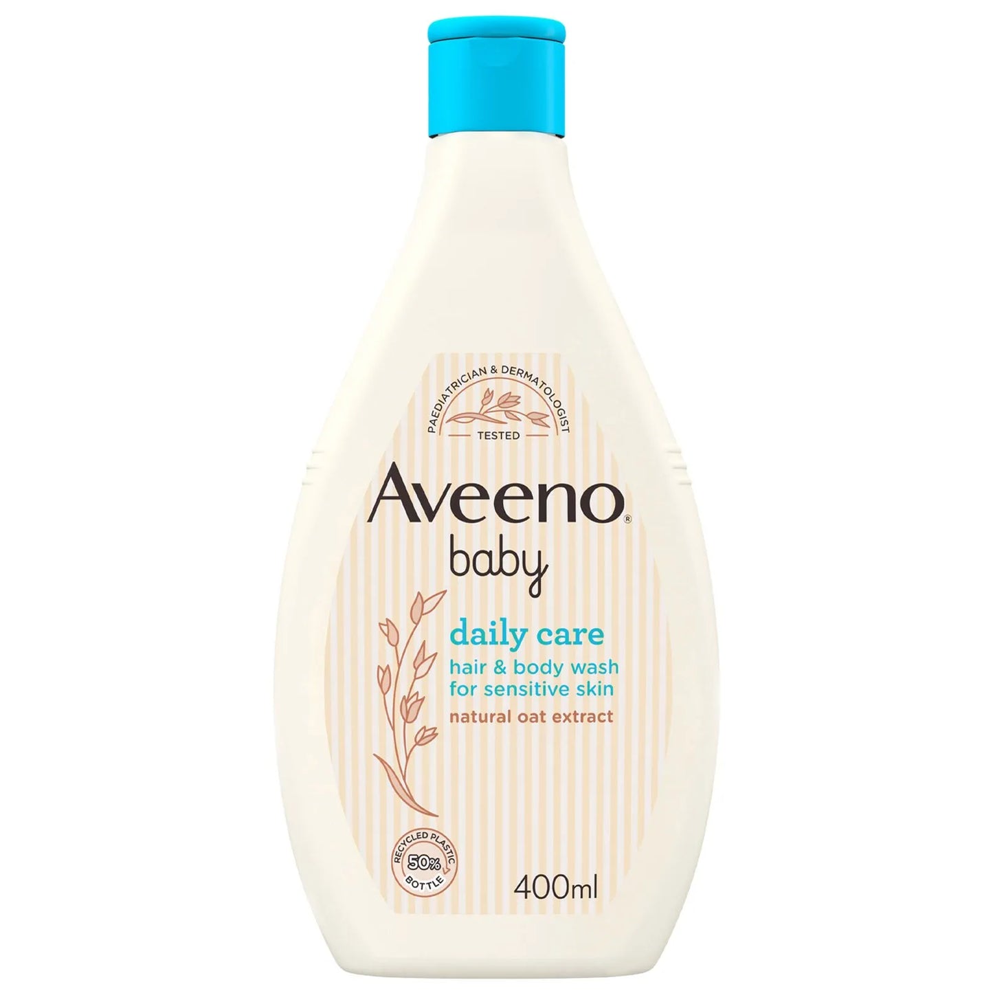 Aveeno Baby Daily Moisture Wash & Shampoo Natural Oat Extract 12Oz/400Ml