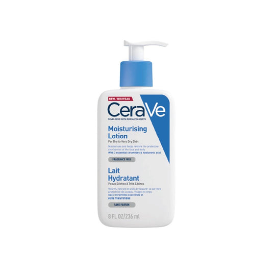 cerave moisturizing lotion for dry to very dry skin 236 ml