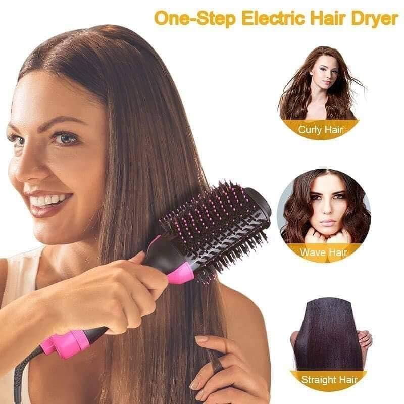 One Step Hot Air Brush 3 in 1 (Dryer + Styler)