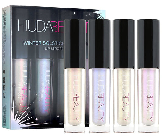 Huda Beauty Lip Strobe Minis Winter Solstice Collection (4 Pcs Set)